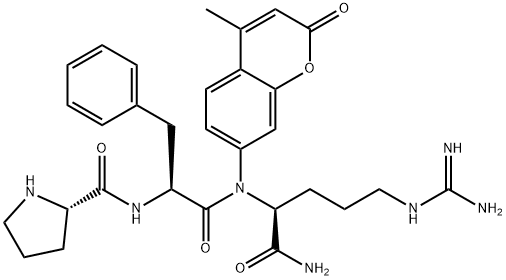 PRO-PHE-ARG-MCA・HCL 化学構造式