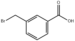 3-(ブロモメチル)安息香酸 化学構造式