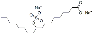 disodium 10-(sulphonatooxy)octadecanoate 结构式