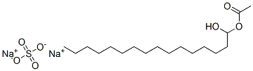 sodium 1-acetoxyhexadecanol sulphate 结构式