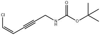 Carbamic acid, [(4Z)-5-chloro-4-penten-2-ynyl]-, 1,1-dimethylethyl ester (9CI) Structure