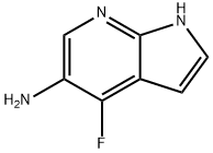 1H-Pyrrolo[2,3-b]pyridin-5-amine,4-fluoro-(9CI),651744-35-3,结构式