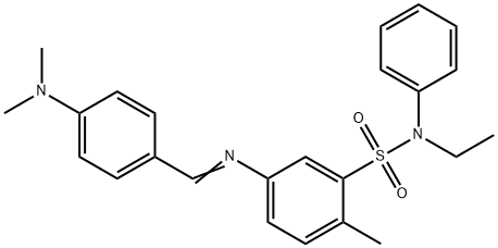 4-[[[4-(dimethylamino)phenyl]methylene]amino]-N-ethyl-N-phenyltoluene-2-sulphonamide|