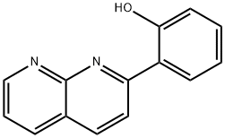 2-(1,8-ナフチリジン-2-イル)フェノール 化学構造式