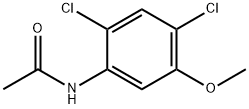 24Dichloro-5methoxyacetanilide 化学構造式