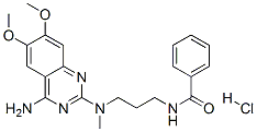 N-[3-[(4-amino-6,7-dimethoxy-quinazolin-2-yl)-methyl-amino]propyl]benz amide hydrochloride|