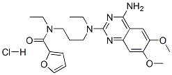 65189-51-7 N-[3-[(4-amino-6,7-dimethoxy-quinazolin-2-yl)-ethyl-amino]propyl]-N-et hyl-furan-2-carboxamide hydrochloride