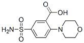 2-(吗啉-4-基)-5-氨磺酰苯甲酸, 65194-68-5, 结构式