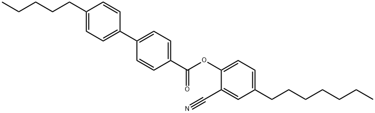 2-cyano-4-heptylphenyl 4'-pentyl[1,1'-biphenyl]-4-carboxylate|