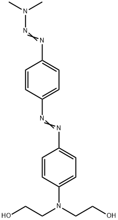 2,2'-[[4-[[4-(3,3-dimethyltriazen-1-yl)phenyl]azo]phenyl]imino]bisethanol Structure