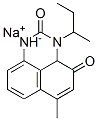 3-(sec-butyl)-6-methylpyrimidine-2,4(1H,3H)-dione, sodium salt Structure