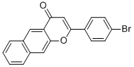 2-(4-BROMOPHENYL)-4H-BENZO[G]CHROMEN-4-ONE Structure