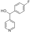 1,1-(4-FLUOROPHENYL)-(PYRIDIN-4-YL)METHANOL Struktur