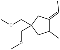 사이클로펜탄,3-에틸리덴-1,1-비스(메톡시메틸)-4-메틸-,(3E)-(9CI)