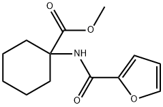 Cyclohexanecarboxylic acid, 1-[(2-furanylcarbonyl)amino]-, methyl ester (9CI)|