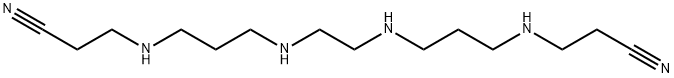 4,8,11,15-tetraazaoctadecanedinitrile Struktur