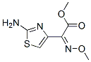 (Z)-2-(2-アミノチアゾール-4-イル)-2-メトキシイミノ酢酸メチル 化学構造式