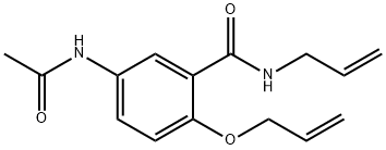 5-(Acetylamino)-N-allyl-2-(allyloxy)benzamide Structure