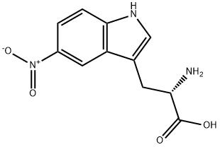 5-ニトロ-DL-トリプトファン 化学構造式