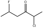 3-Hexanone,  2-chloro-5-fluoro-,65269-99-0,结构式