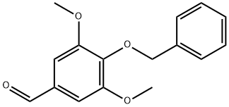 4-(BENZYLOXY)-3,5-DIMETHOXYBENZALDEHYDE 化学構造式