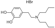 1,2-BENZENEDIOL, 4-[2-(DIBUTYLAMINO)ETHYL]-, HYDROBROMIDE Structure