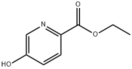 5-ヒドロキシピリジン-2-カルボン酸エチルエステル 化学構造式