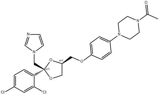 Ketoconazole Struktur