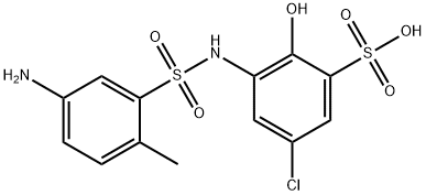 2-methyl-5-amino-2'-hydroxy-3'-sulfo-5'-chlorobenzenesulfonanilide