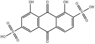 1,8-dihydroxy-9,10-anthraquinone-2,6-disulfonic acid,6528-48-9,结构式