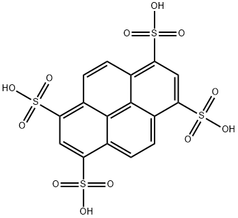 1,3,6,8-Pyrenetetrasulphonic acid Structure