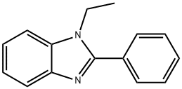 1-ETHYL-2-PHENYLBENZIMIDAZOLE Structure