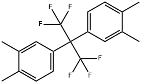 2,2-Bis(3,4-dimethylphenyl)hexafluoropropane Struktur