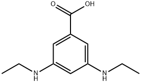 Benzoic acid, 3,5-bis(ethylamino)- (9CI) Struktur