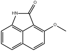 3-甲氧基苯并[CD]吲哚-2(1H)-酮, 65300-68-7, 结构式