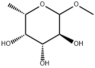 メチルフコピラノシド (Α,Β MIXTURE) 化学構造式