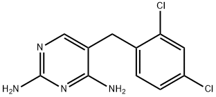 2,4-Diamino-5-(2,4-dichlorobenzyl)pyrimidine,65321-42-8,结构式