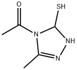 1H-1,2,4-Triazole-5-thiol, 4-acetyl-4,5-dihydro-3-methyl- (9CI)|