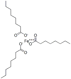 octanoic acid, iron salt ,6535-20-2,结构式