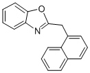 2-NAPHTHALEN-1-YLMETHYL-BENZOOXAZOLE 化学構造式