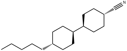 [trans(trans)]-4'-pentyl[1,1'-bicyclohexyl]-4-carbonitrile Structure
