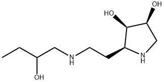 3,4-Pyrrolidinediol, 2-[2-[(2-hydroxybutyl)amino]ethyl]-, (2S,3R,4S)- (9CI),653570-93-5,结构式