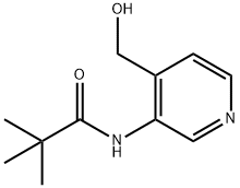 N-(4-(羟甲基)吡啶-3-基)新戊酰胺, 653584-64-6, 结构式