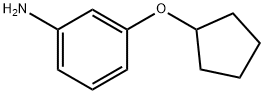 Benzenamine, 3-(cyclopentyloxy)- (9CI) Structure