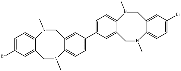 653605-07-3 8,8'-DIBROMO-5,11,5'-TRIMETHYL-5,6,11,12,5',6',11',12'-OCTAHYDRO-[2,2']BI[DIBENZO[B,F][1,5]DIAZOCINYL]