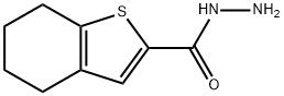 4,5,6,7-tetrahydro-1-benzothiophene-2-carbohydrazide(SALTDATA: FREE) Struktur