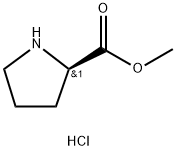 Methyl pyrrolidine-2-carboxylate hydrochloride Struktur