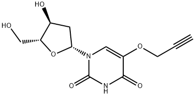5-(プロパルギルオキシ)-2'-デオキシウリジン 化学構造式