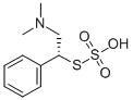 Thiosulfuric acid, S-(2-(dimethylamino)-1-phenylethyl) ester, (R)-,65390-76-3,结构式