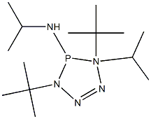 N,N-dipropan-2-yl-1,4-ditert-butyl-tetrazaphosphol-5-amine,65392-64-5,结构式